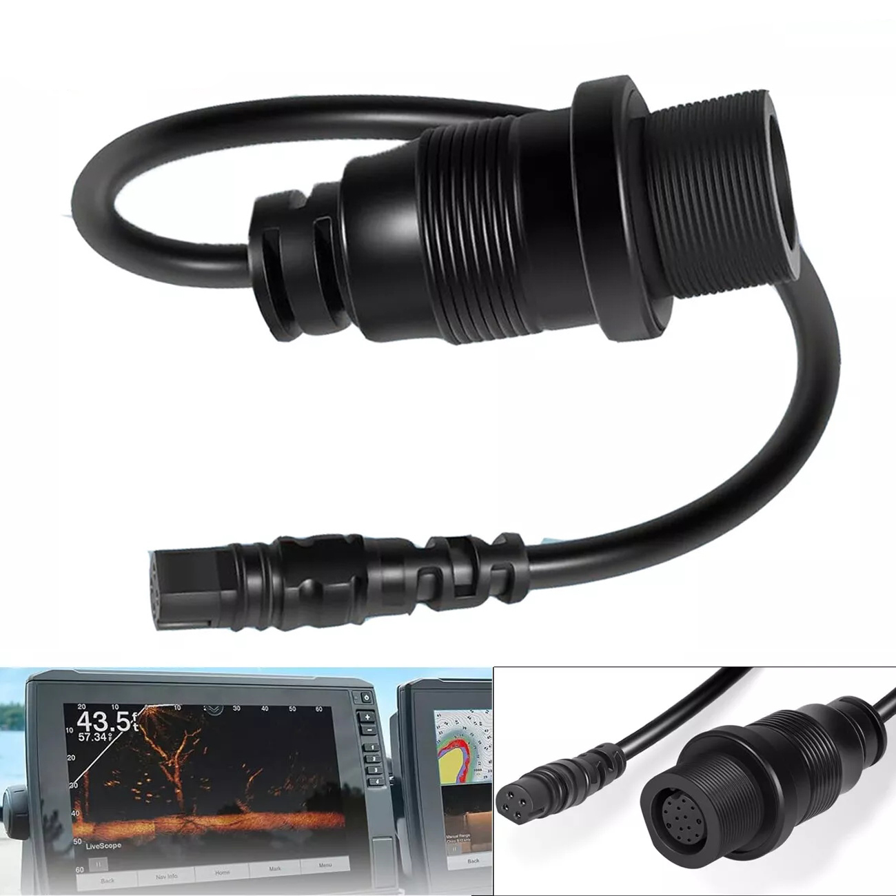 1852081   Cable adaptador MKR- - Fish Finder Cable reseña y precio
