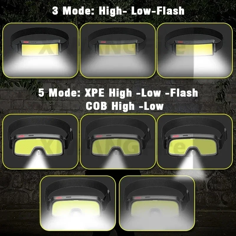 Potente linterna frontal LED C - Fish Finder Battery reseña y precio