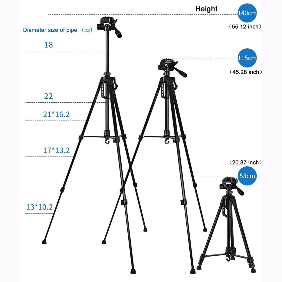 Trípode Universal de 55 Pulgad - Fishing Camera reseña y precio