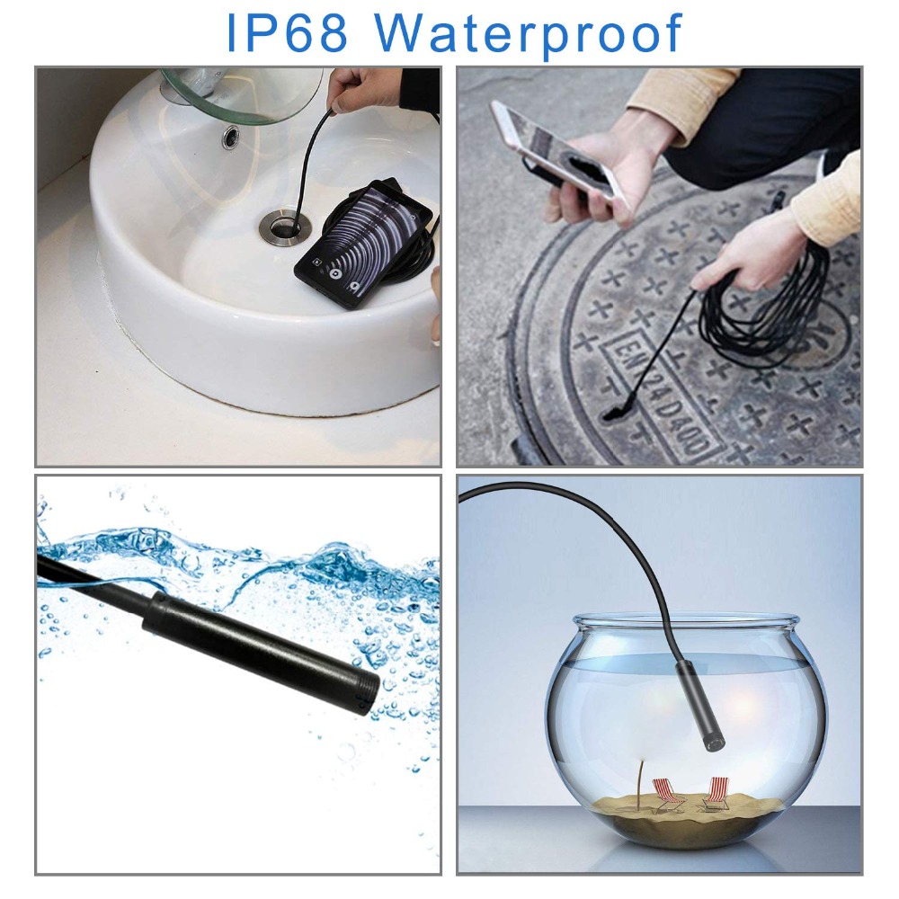 Minicámara de inspección de tu - Fish Finder Cable reseña y precio