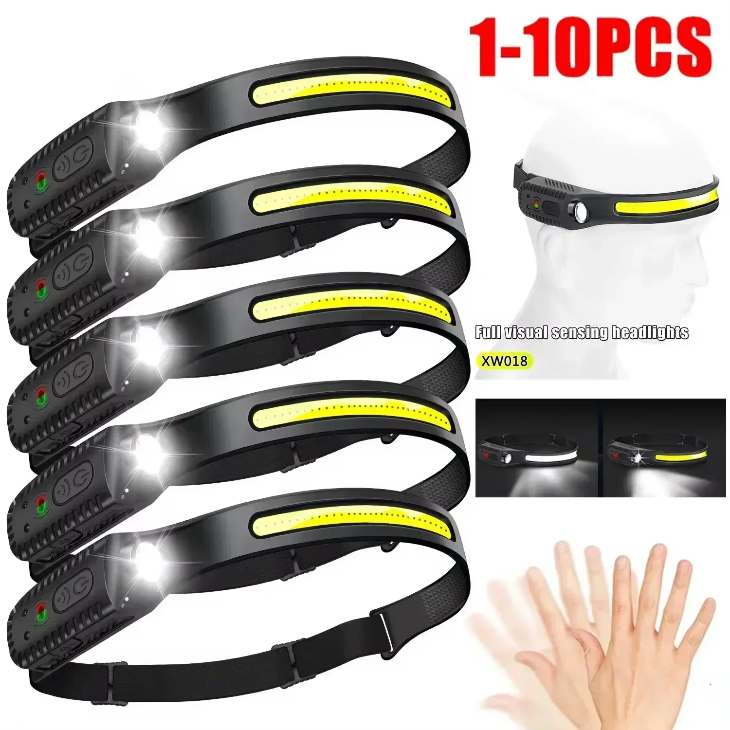 Linterna frontal LED de inducc - Fish Finder Battery reseña y precio